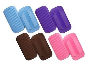 Coloured Stirrup Treads (Pink, Purple, Blue, Brown)