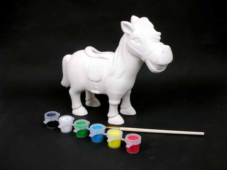 Paint Your Own Horse Money Box