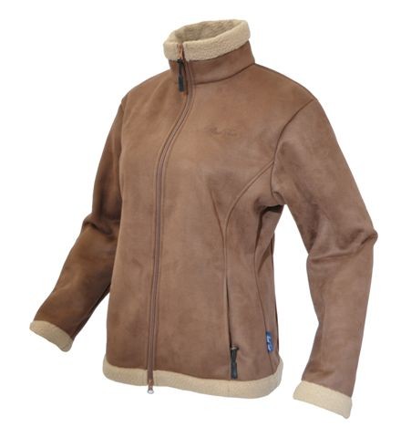Mark Todd Ladies Suede Fleece Jacket