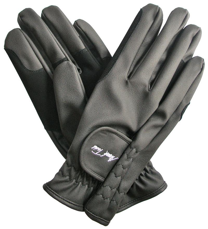 Mark Todd Synthetic Faux Leather Riding Gloves