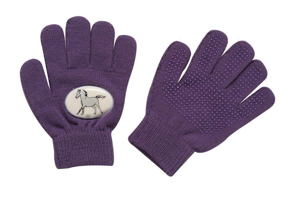 Harry Hall Childs Flashing Horse Print Gloves