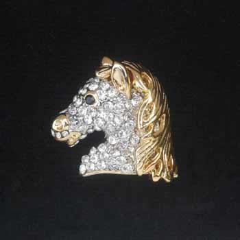 Horse Head Brooch