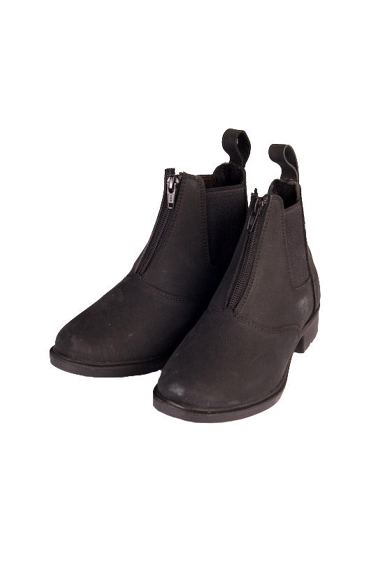 Sherwood Forest Bay Leather Jodhpur Boots (Black or Purple)