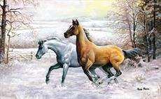 Christmas Spirit Horse Christmas Cards Pack 10