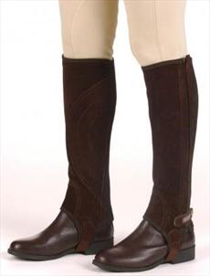 Dublin Original Fit Suede Childrens Half Chaps