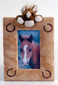 Plush Horse Photo Frame