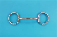 Comfort Snaffle Wide Barrel Eggbutt with Hooks 30 02