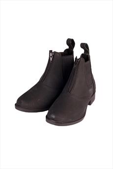 Sherwood Forest Bay Leather Jodhpur Boots (Black or Purple)