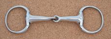 Jointed Hollow Mouth Eggbutt Snaffle