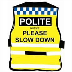 Equisafety Polite Air Road Safety Fluorescent Waistcoat