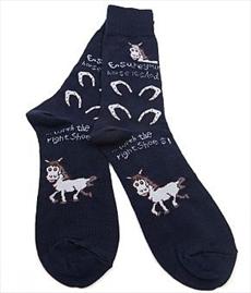 Dublin Ladies Riding Socks: Horse Shoes