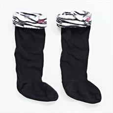 The Riding Sock Co. Ladies Fleece Welly Socks with Fur Top