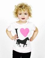 KP Katie Price Childrens I Love Horses T Shirt