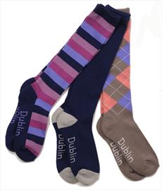 Dublin Pack of 3 Adults Long Riding Socks OFFER!