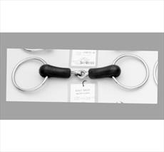 Loose Ring Rubber Covered Jointed Snaffle