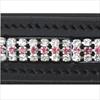 JHL Triple Clear & Pink Diamonte Browband