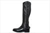 Sherwood Forest Arena Black Leather Half Chaps
