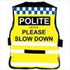 Equisafety Polite Air Road Safety Fluorescent Waistcoat