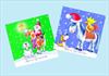 Party Hat and Christmas Carol Horse Christmas Cards Pack 10