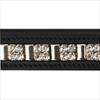JHL Squared Silver Diamonte Browband