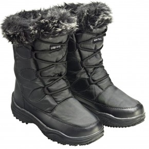 Harry Hall Eltham Fur Top Lace Snow Boots