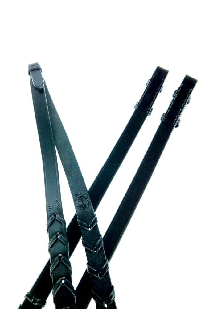 Collegiate Laced Leather Reins