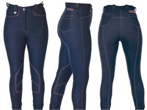 HyPERFORMANCE Denim Look Ladies Breeches
