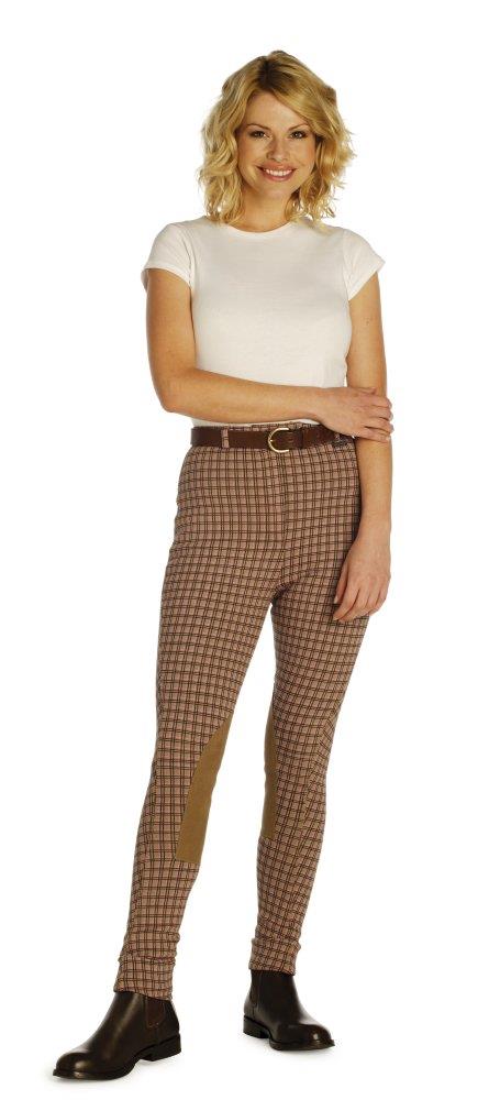Harry Hall Ladies Atlanta Checked Jodphur