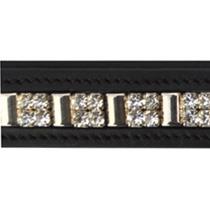 JHL Squared Silver Diamonte Browband