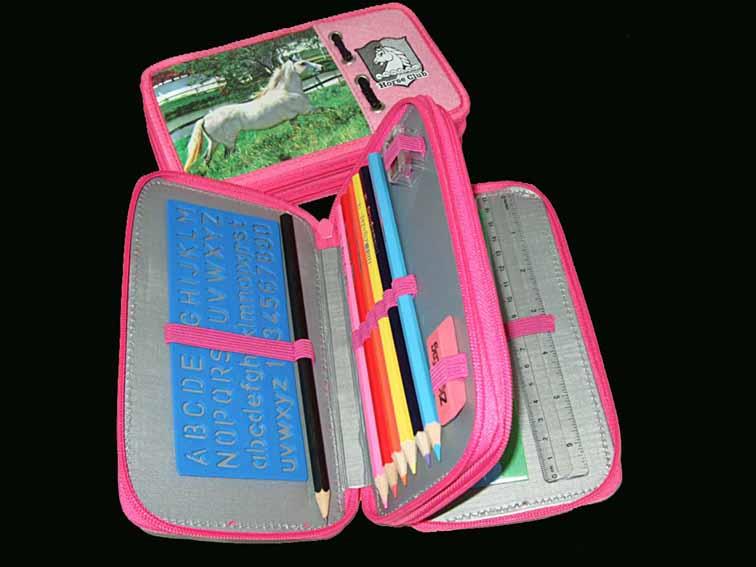 Horse Double Pencil Case Set 