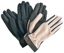 Mark Todd Suede/ Knit Back Riding Gloves