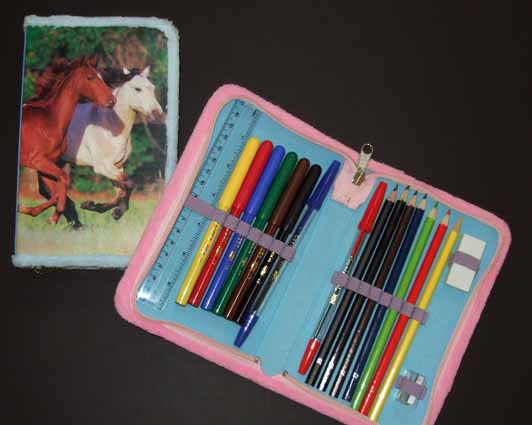 Horse Pencil Case Set