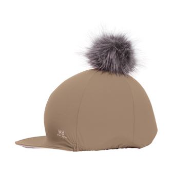 Hy Sport Active Hat Silk with Interchangeable Pom Pom (Desert Sand)