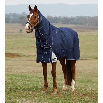 Weatherbeeta Comfitec Ultra Turnout Detach-A-Neck - 100g (Navy)