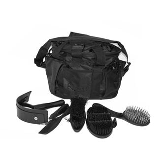Rhinegold Grooming Bag with Kit (Black)
