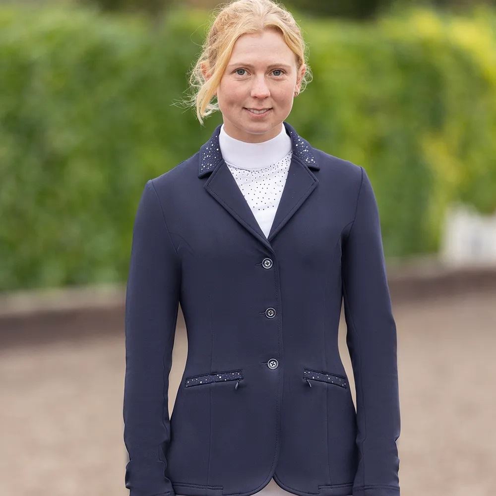 Chemise blanche de smoking en maille piquée ornée de cristaux Swarovski® - Eton