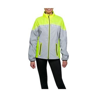Silva Flash Lightweight Duo Reflective Jacket by Hy Equestrian (Yellow/Reflective Silver)