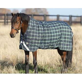 Horseware Rhino Wug with Vari-Layer 450g (Hunter Check/Navy & Green) *Clearance*