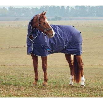 Weatherbeeta Comfitec Tyro Turnout Combo - 360g (Navy/Charcoal)