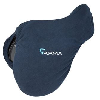 Shires ARMA Fleece Saddle Cover 14"-16.5" (Navy)