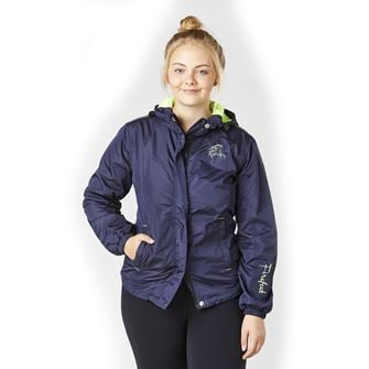 Firefoot Basic Showerproof Jacket - Kids (Navy/Lime Large) *Clearance*