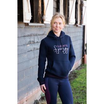 Hy Equestrian Synergy Elevate Hoodie (Navy/Fig)