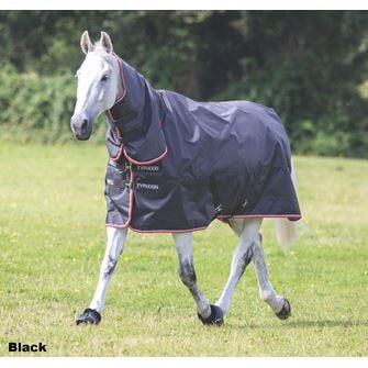 Shires Typhoon 200 Combo Turnout Rug (4'6" - Black) *Clearance*