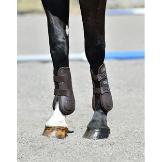Weatherbeeta Tough-Tec Essential Open Front Boots (Brown)