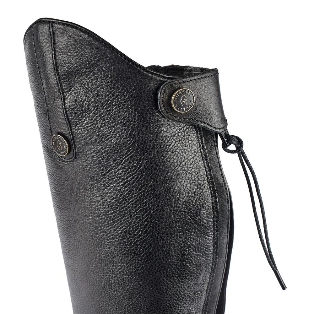 Shires Moretta Gianna Leather Riding Boots - Regular Height (Black)