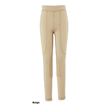 Dublin Child's Performance Flex Knee Patch Riding Tights (Beige - 8/23") *Clearance*