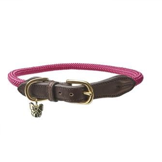 Shires Digby & Fox Fine Rope Collar (Pink)