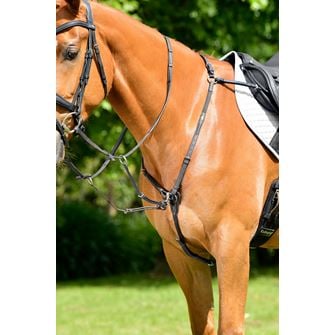 Weatherbeeta Collegiate Comfitec Opulux 3-Point Padded Raised Breastplate