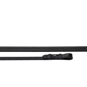 Heritage Saddlery English Leather Rubber Covered Reins