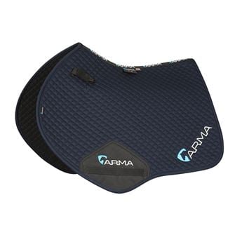 Shires ARMA Branded Jump Saddlelcoth (Navy)
